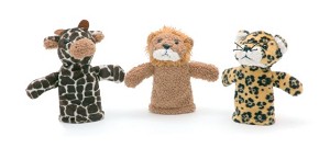 Set of 6 finger puppets